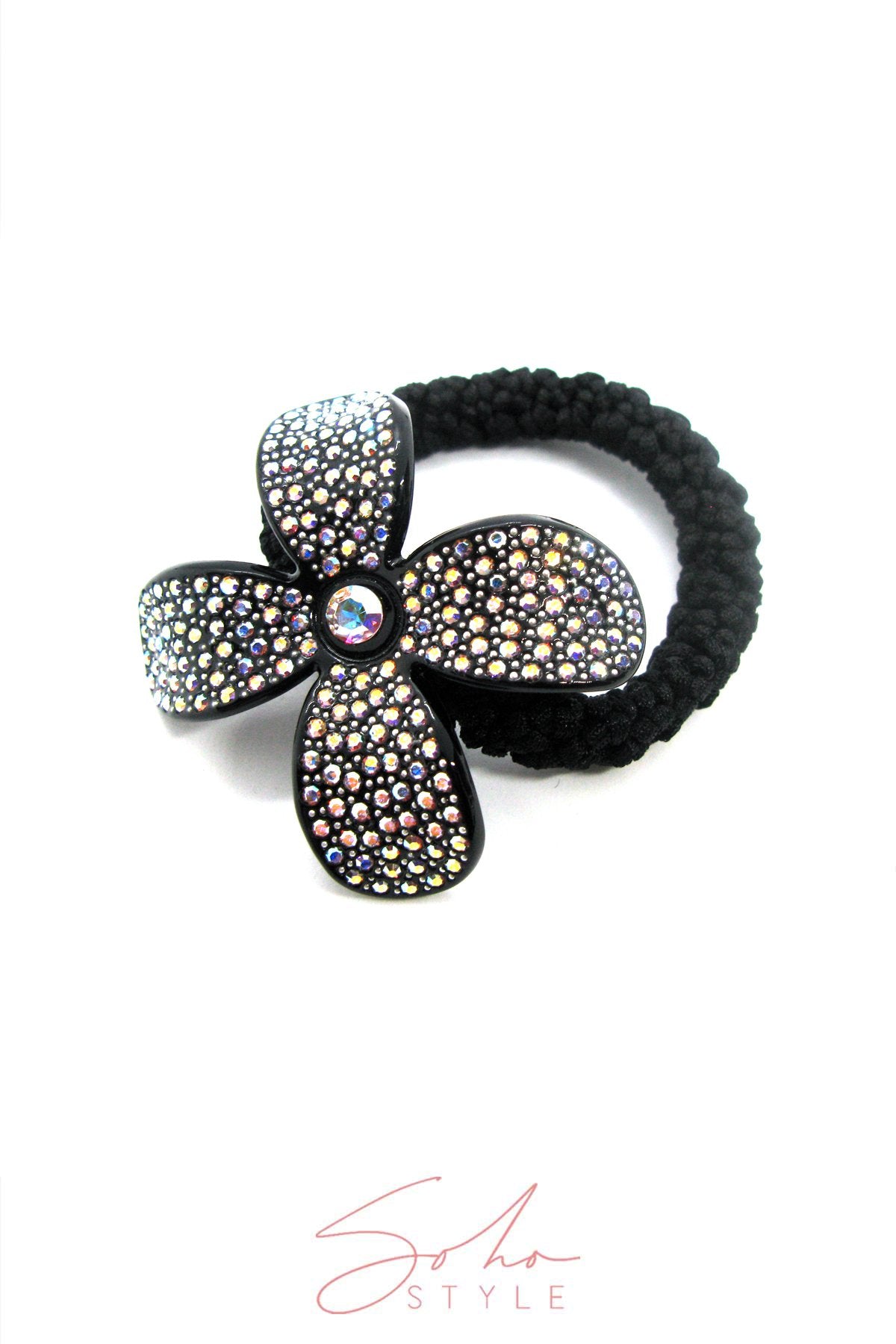 Floral Petals Scrunchy Ponytail Ponytail Holder Soho Style