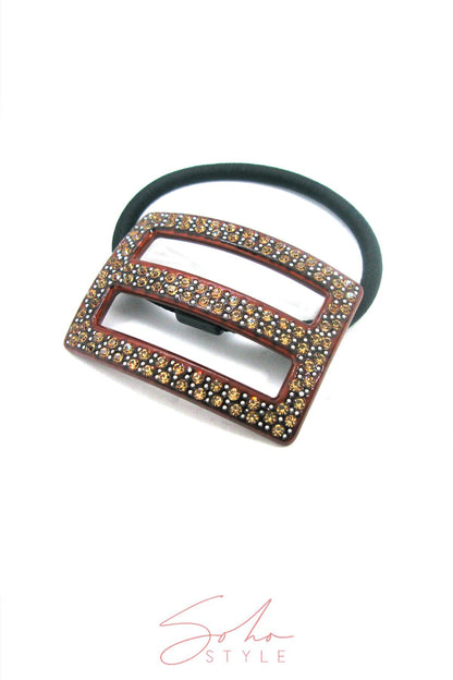 Tammie Crystal Ponytail Holder Ponytail Holder Soho Style