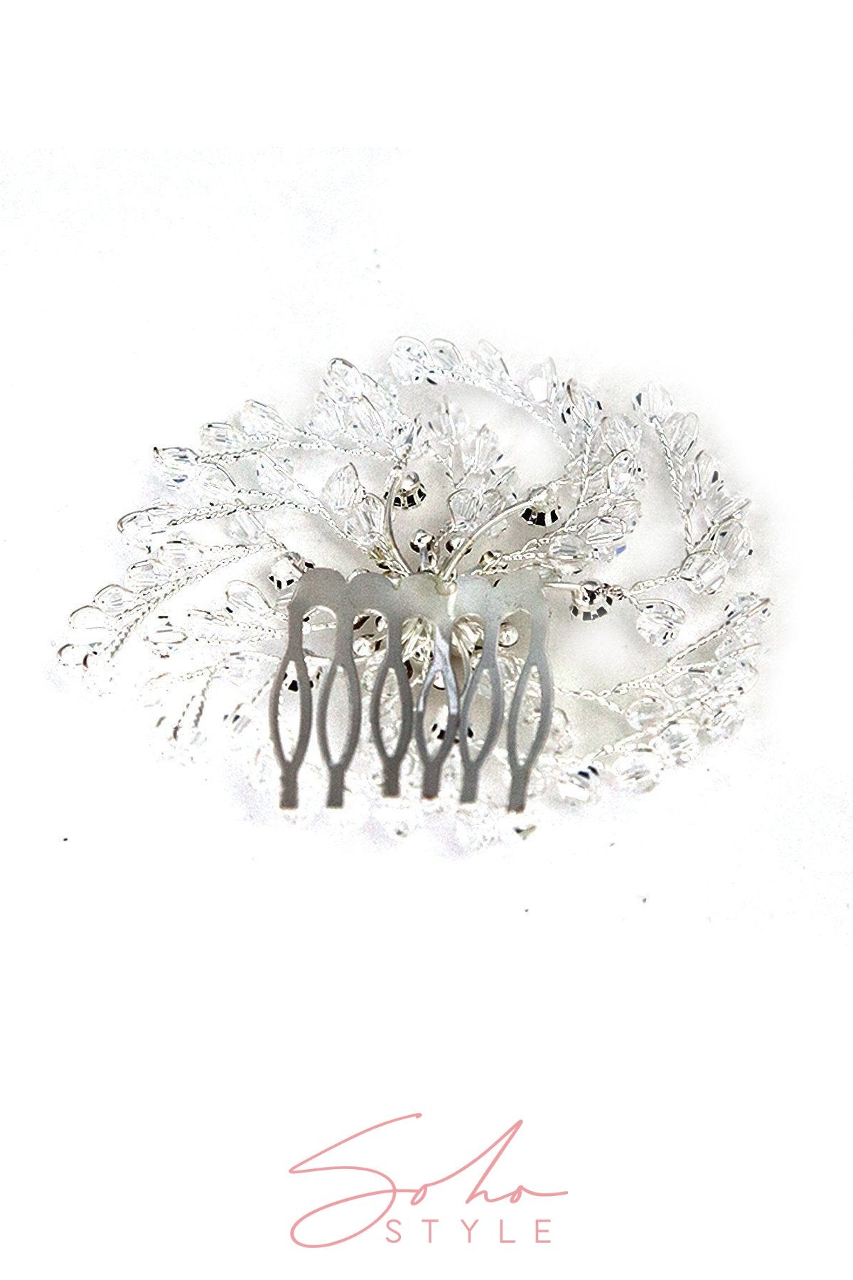 ANGEL BRANCH LEAF CRYSTAL COMB Wedding Sale
