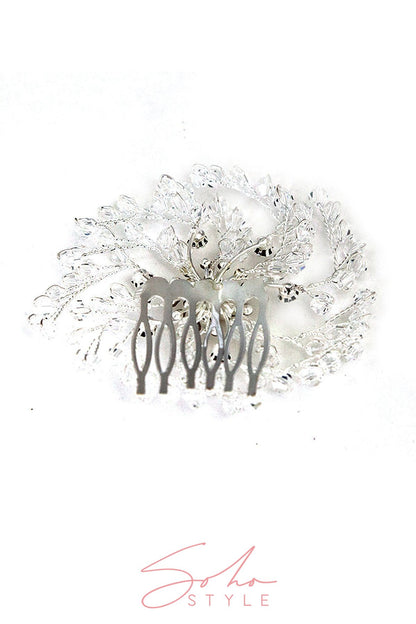 ANGEL BRANCH LEAF CRYSTAL COMB Wedding Sale