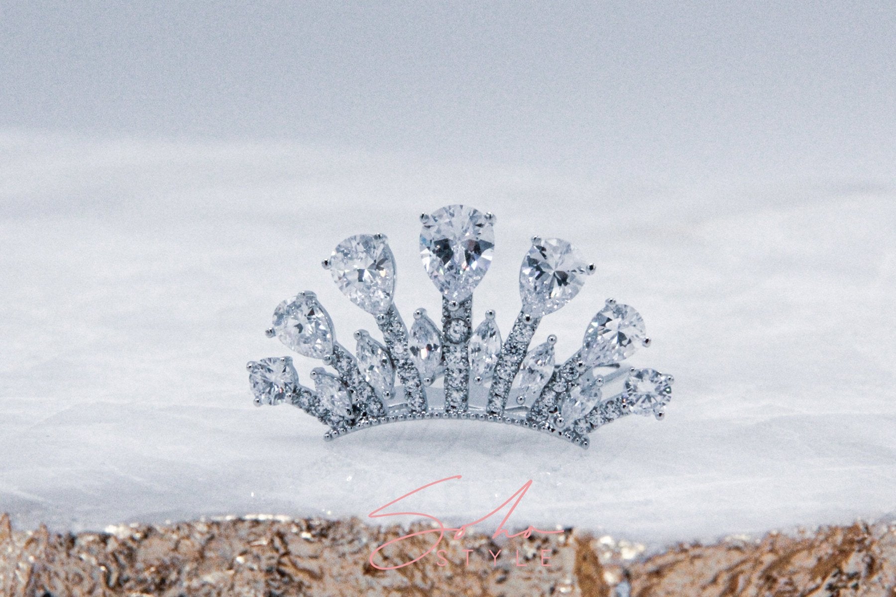 ANNIE CRYSTAL TIARA Wedding Sale