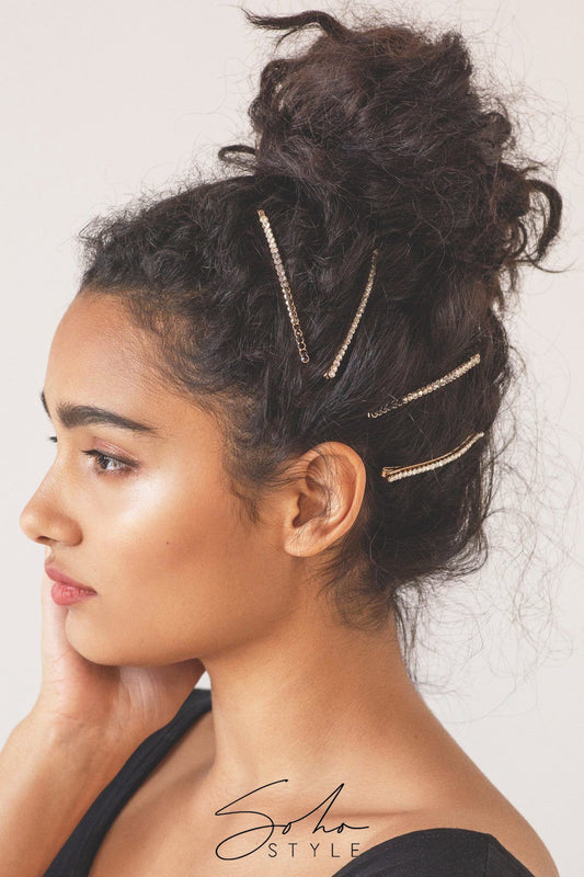 Ombre Crystal Bobby Pin 6 PCS Set Bobby Pins Sale