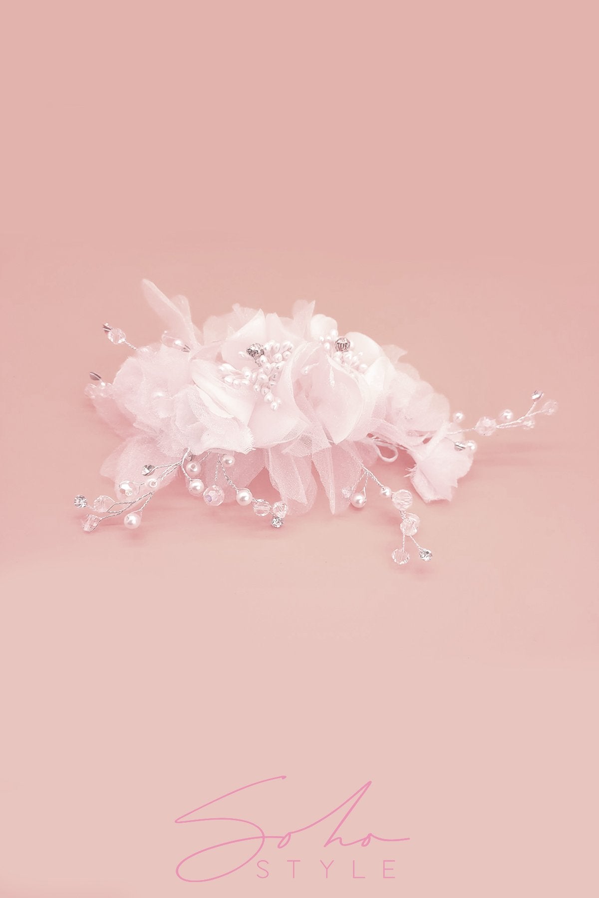 Chiffon Flower Hair Clip Wedding sale