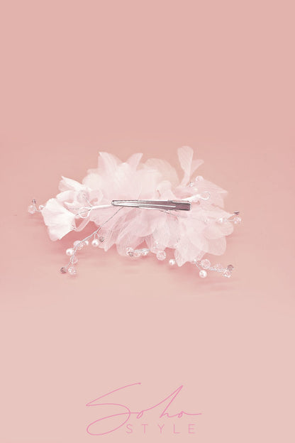 Chiffon Flower Hair Clip Wedding sale