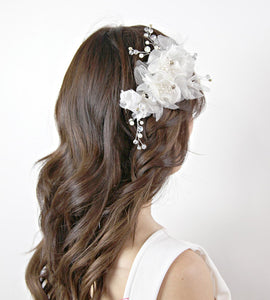 Chiffon Flower Hair Clip