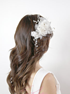 Chiffon Flower Hair Clip