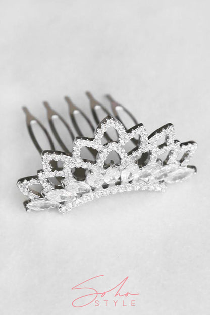 Audriana Crystal Tiara Crown Soho Style