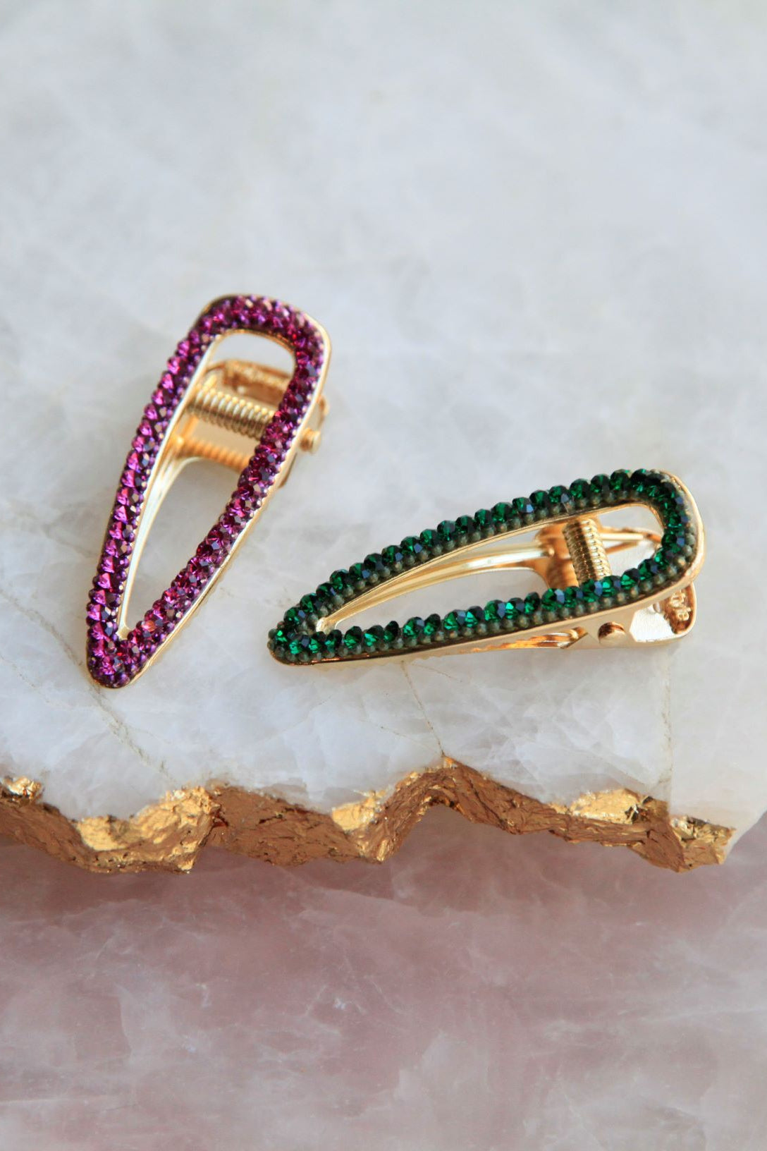 Crystal Teardrop Jeweled Hair Clip Hair Clip 2019