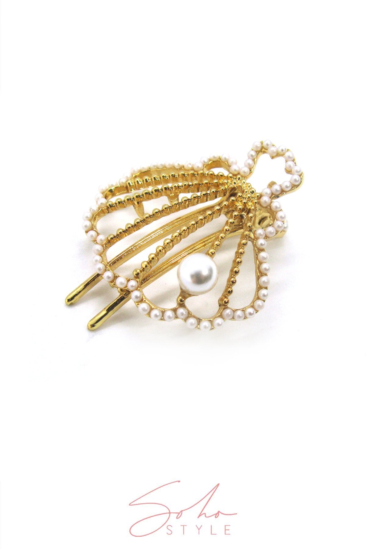 Large Seashell Pearl Hair Clip Hair Clip 2019