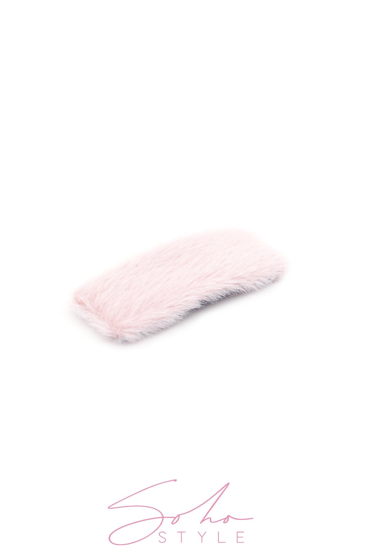 Oversized Fuzzy Rectangle Snap Clip clip 2020