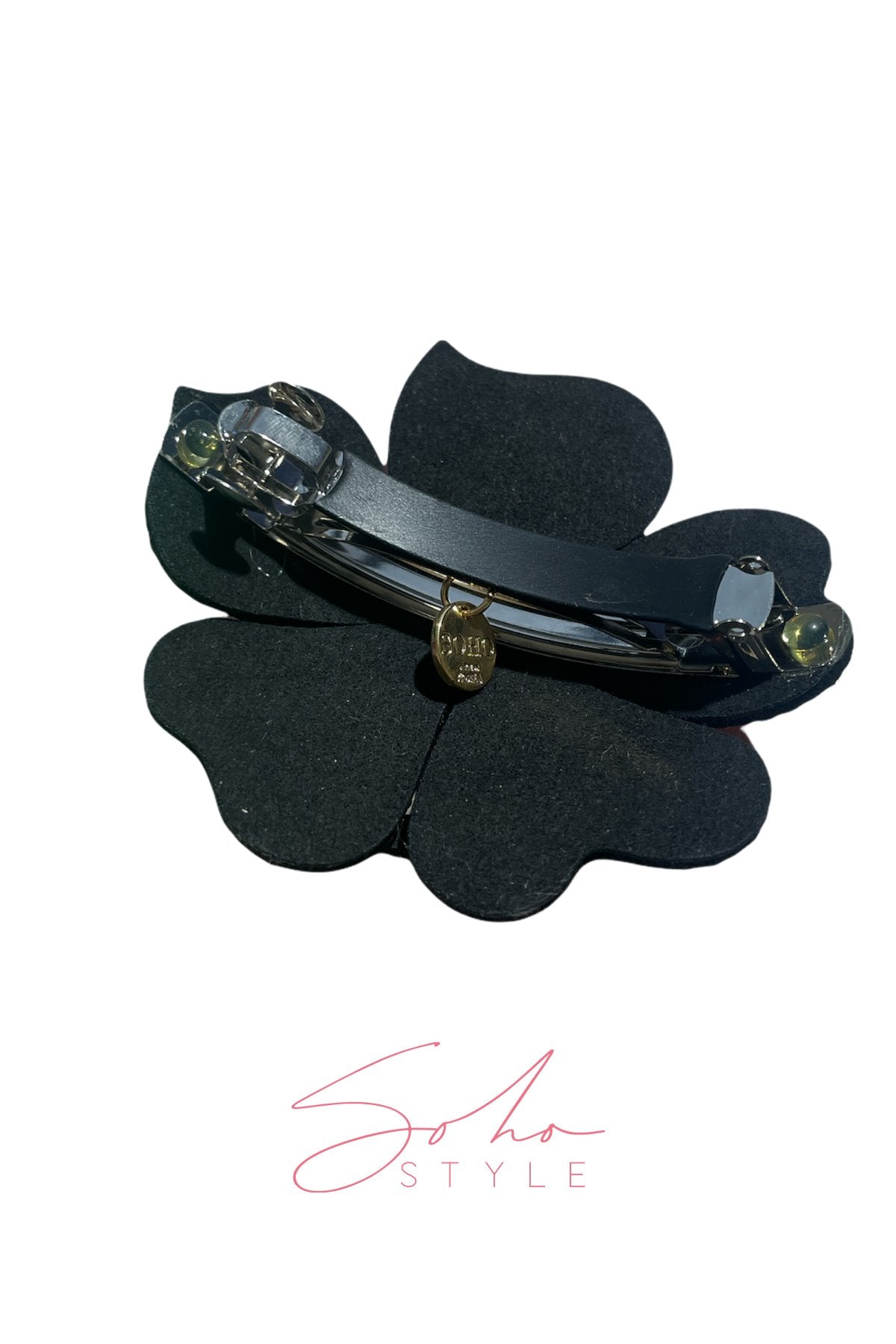 Big flower crystal barrette Soho Style