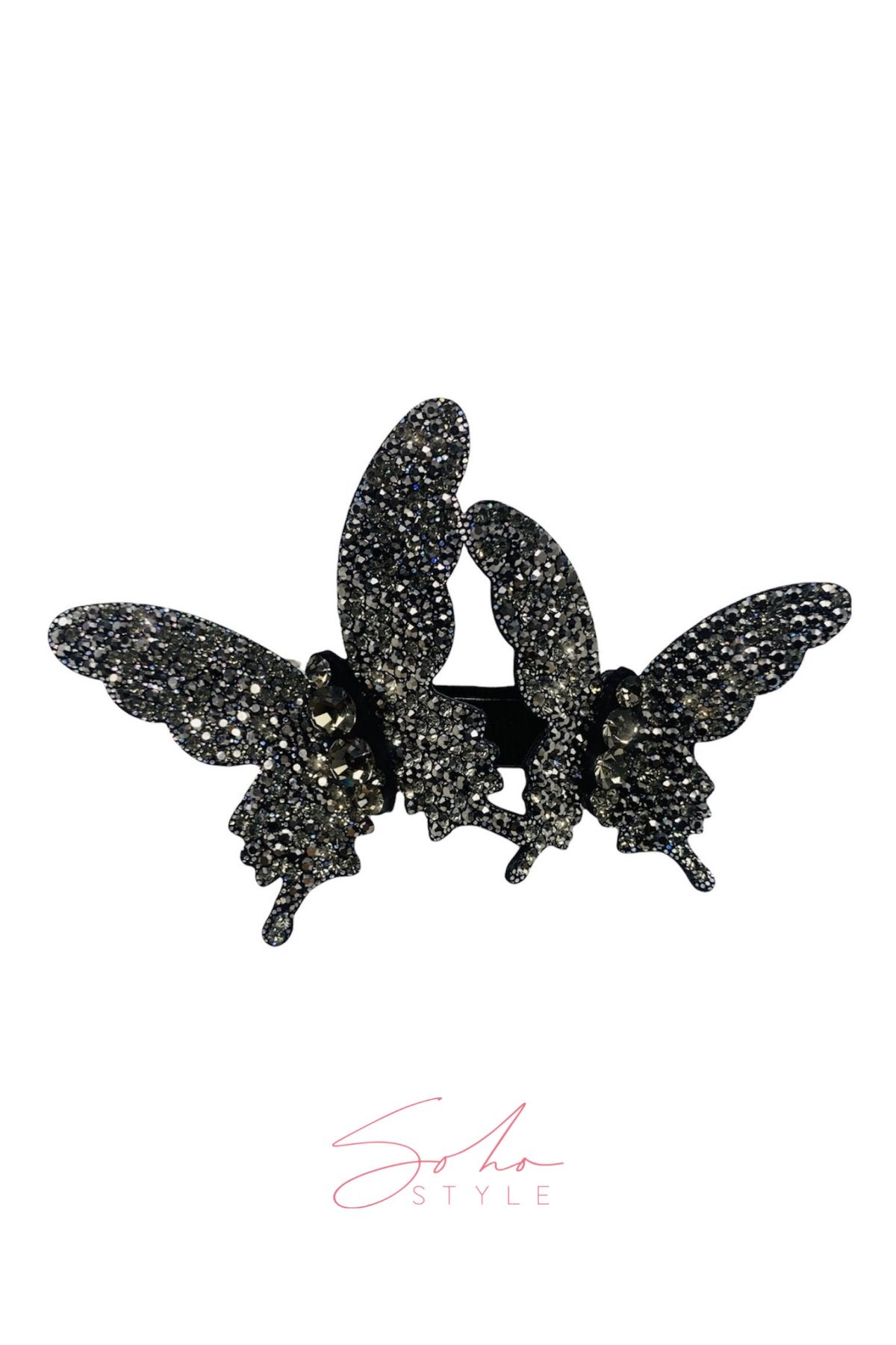 butterfly crystal barrette Soho Style