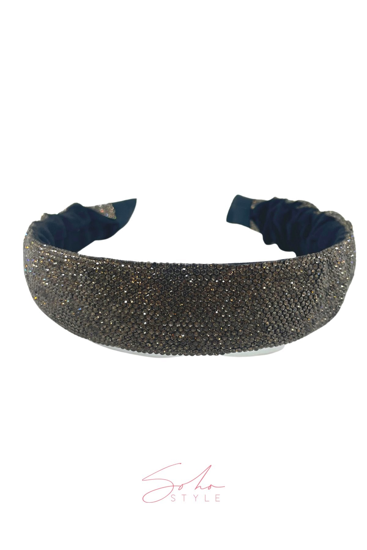 Unbreakable crystal cloth headband Soho Style