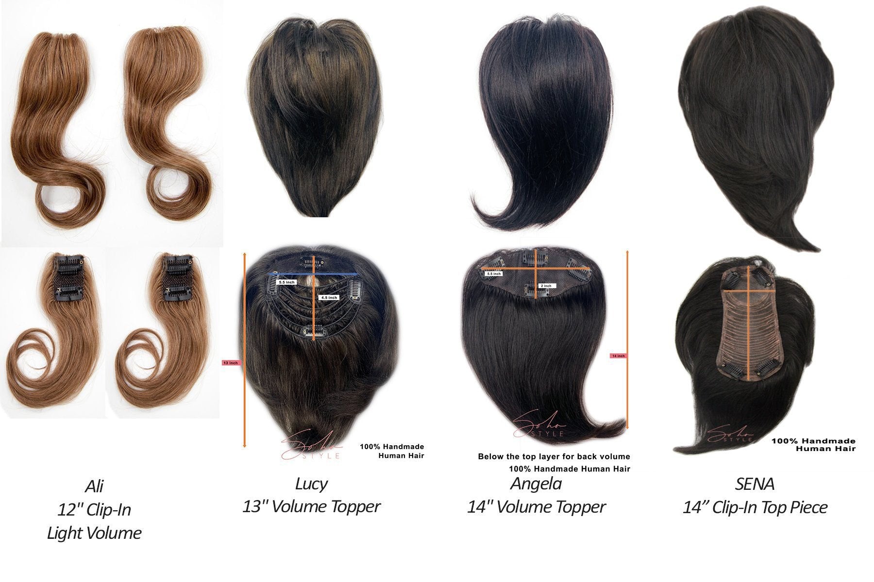 Get 6 Pieces Ali + 18 Inch Tiara + 14 Inch Aura + 20 Inch Aura - ♥️♥️ 9 Piece Luxury Hair Extension Set Hair Extension Sale