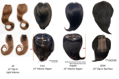 Special Value Set - JEANNE 22" U-Part Wig Human Hair + Ali set Hair Extension Sale