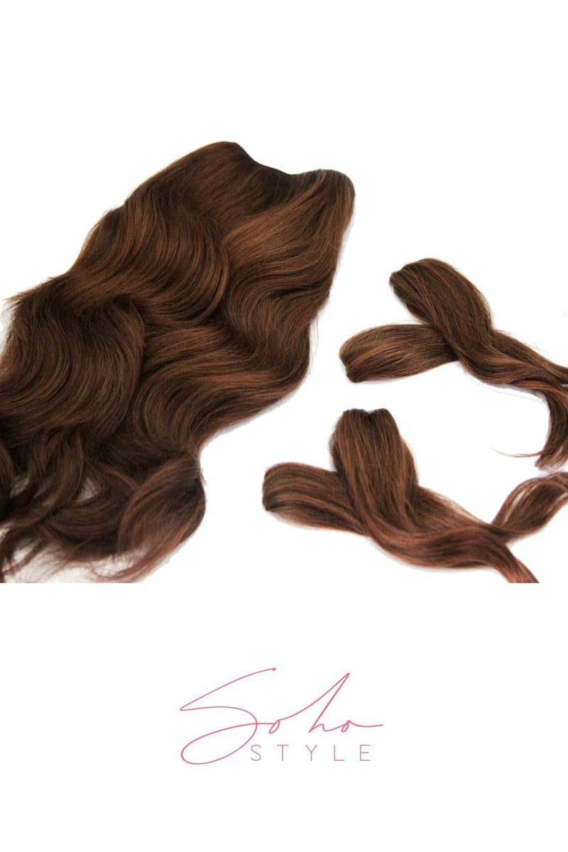 Special Value Set - JEANNE 22" U-Part Wig Human Hair + Ali set Hair Extension Sale