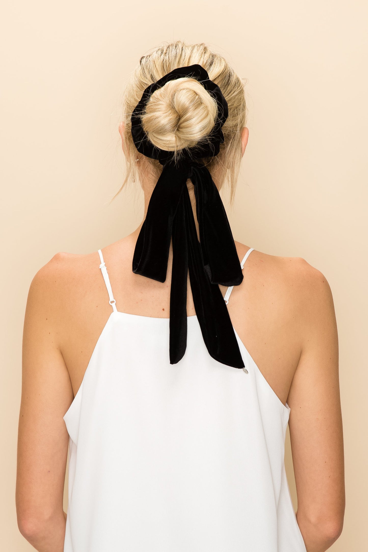 EXTRA LONG VELVET RIBBON SCRUNCHIE Wedding Sale