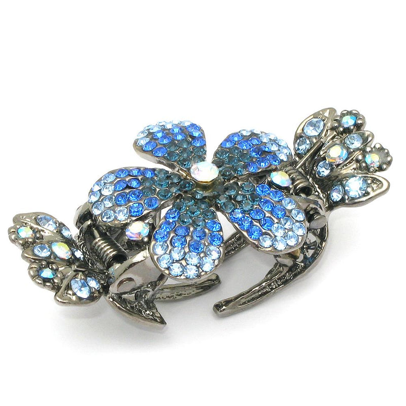 Rhinestone Embellished New York With Crystal Butterfly Bling