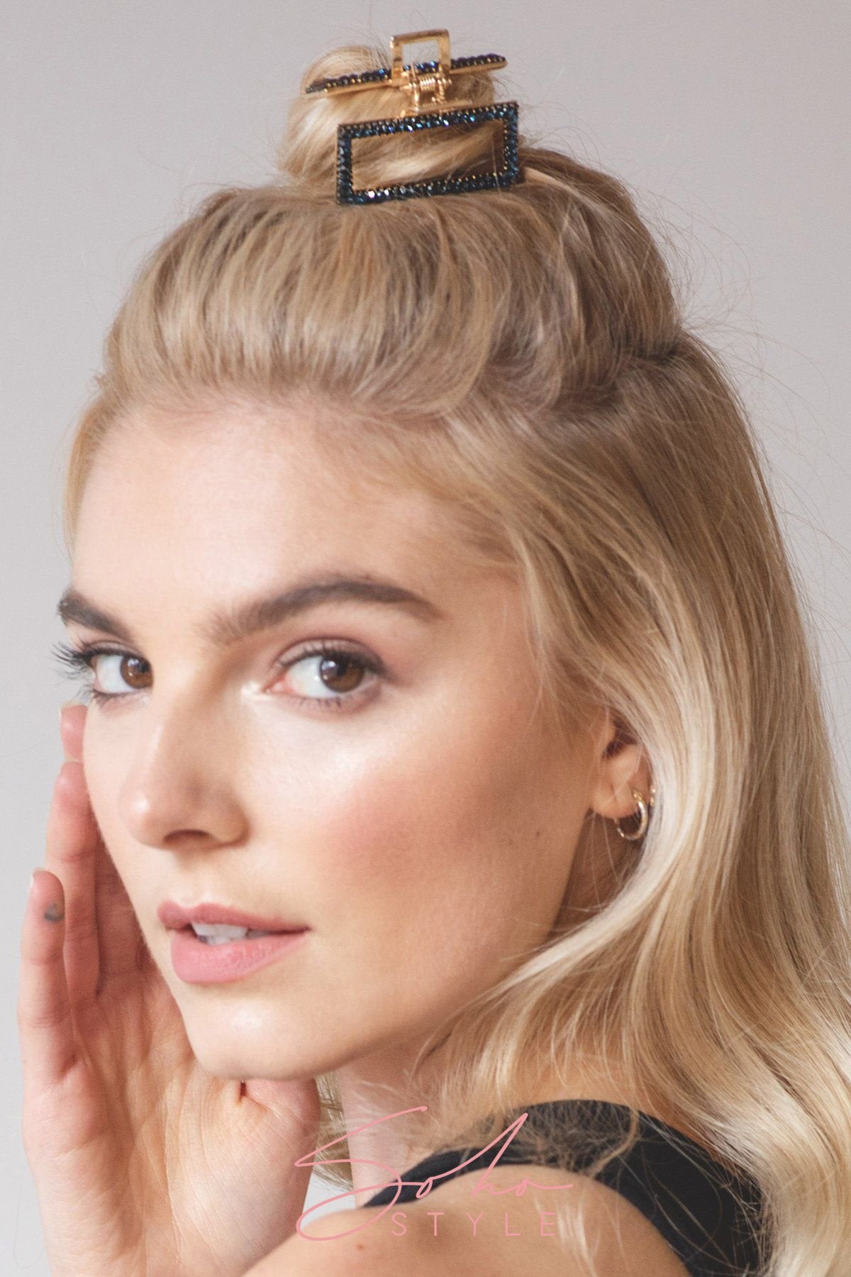 All Sparkle Rectangular Hair Jaw Hair Jaws Soho Style