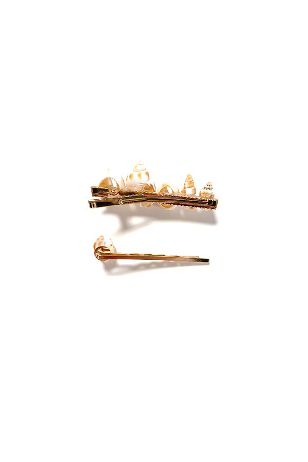 Seashell Bobby Pin Duo Bobby Pins Soho Style