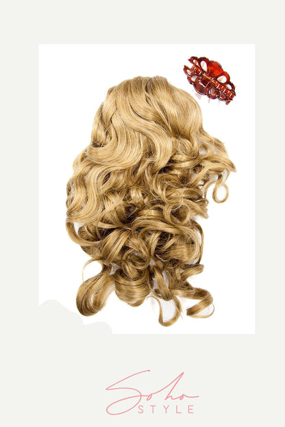 Erin - Futura Long & Wavy Jaw Clip-In Ponytail Extension Hair Extension Sale