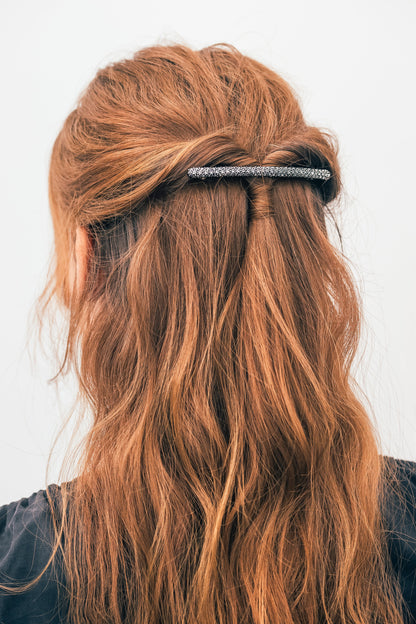 Pebble Milky Way Rhinestone Hair barrettes Barrette Soho Style