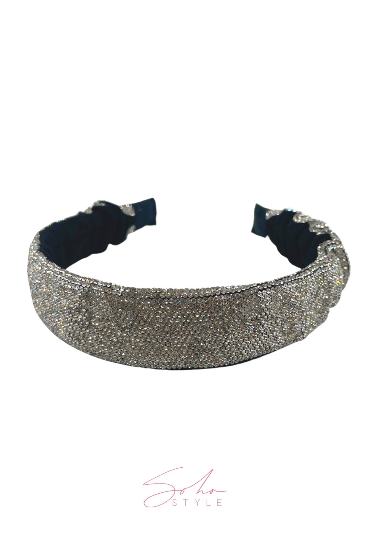 Unbreakable crystal cloth headband Soho Style