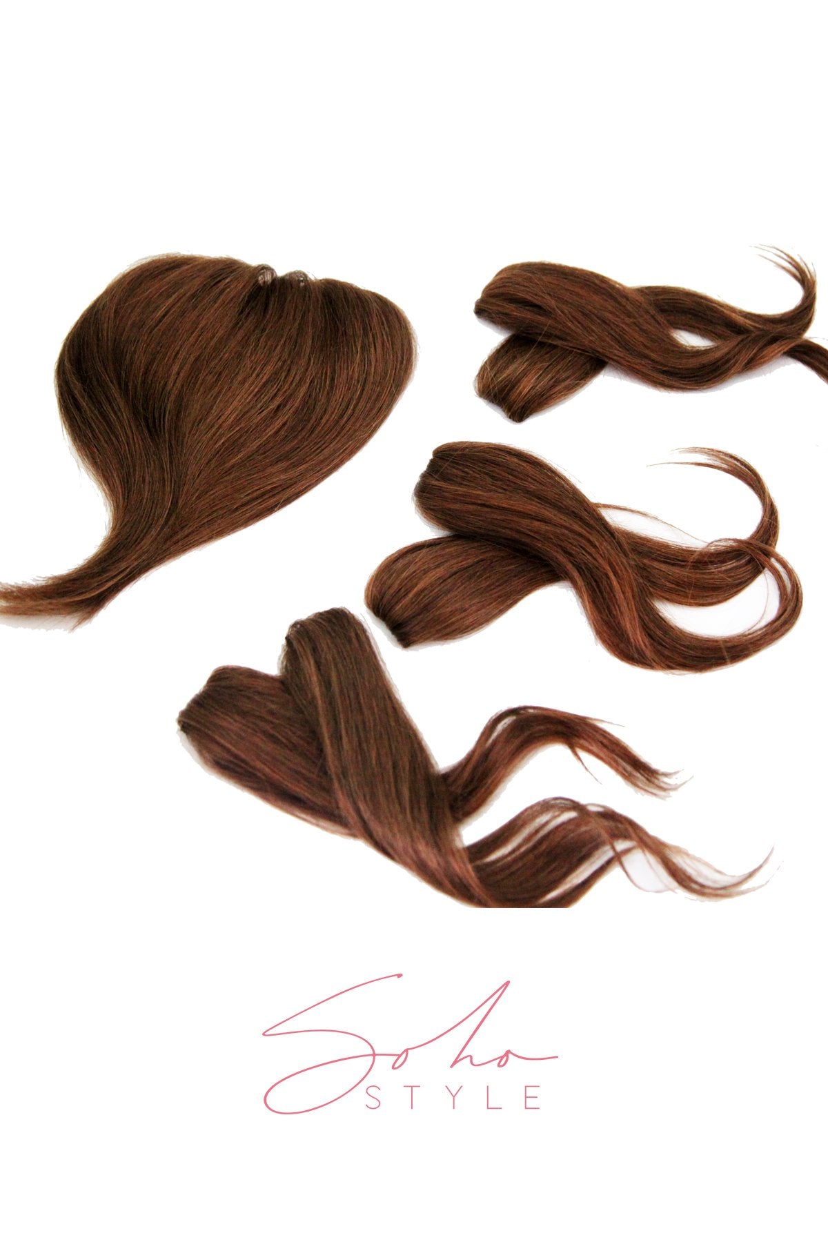 Special Value Set - Angela 14" Human Hair Volume Topper Extension + Human Ali set Hair Extension Sale