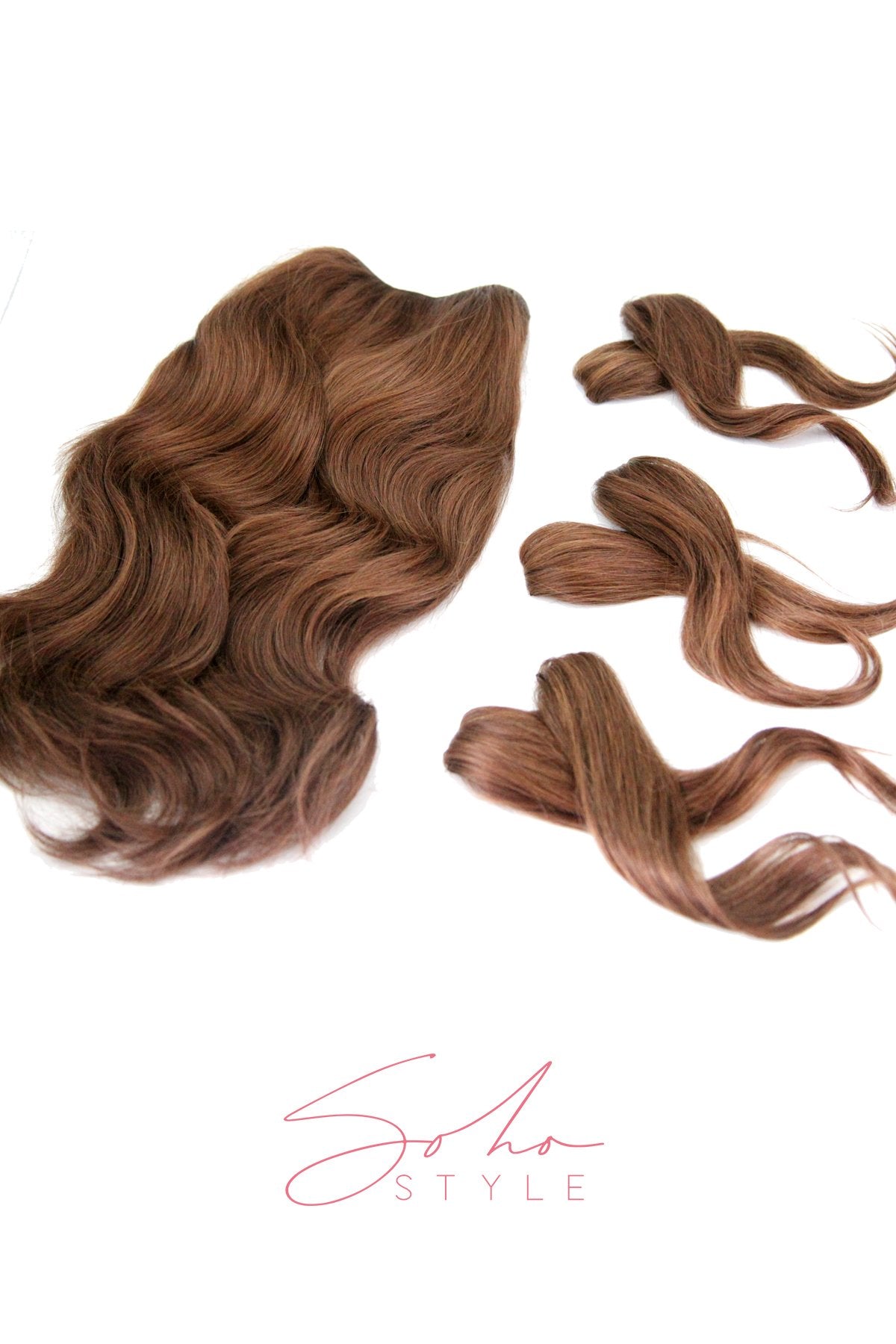 Special Value Set - JEANNE 22" U-Part Wig Human Hair + Ali set Hair Extension Sale