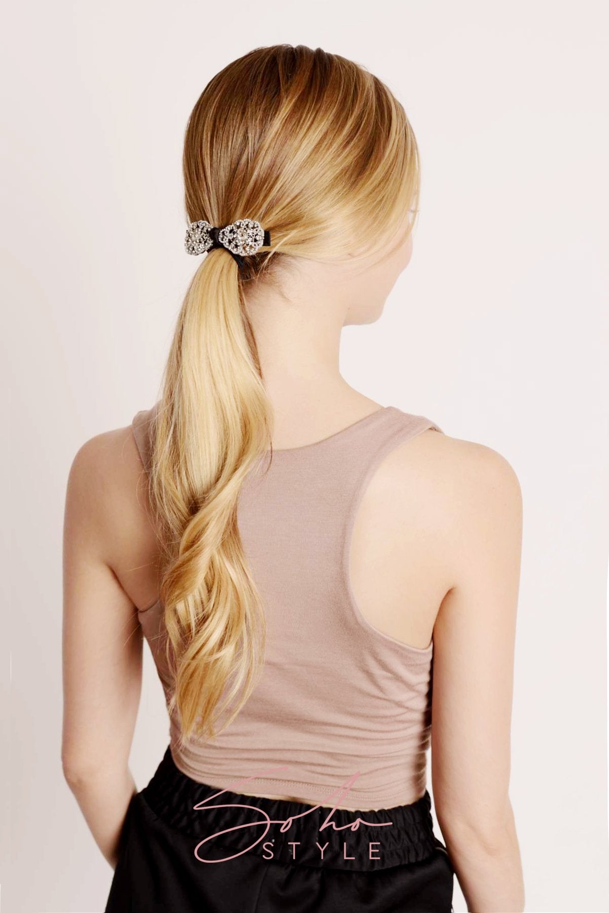 CRYSTAL BOW BARRETTE Barrette 2020