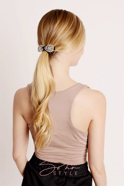 CRYSTAL BOW BARRETTE Barrette 2020