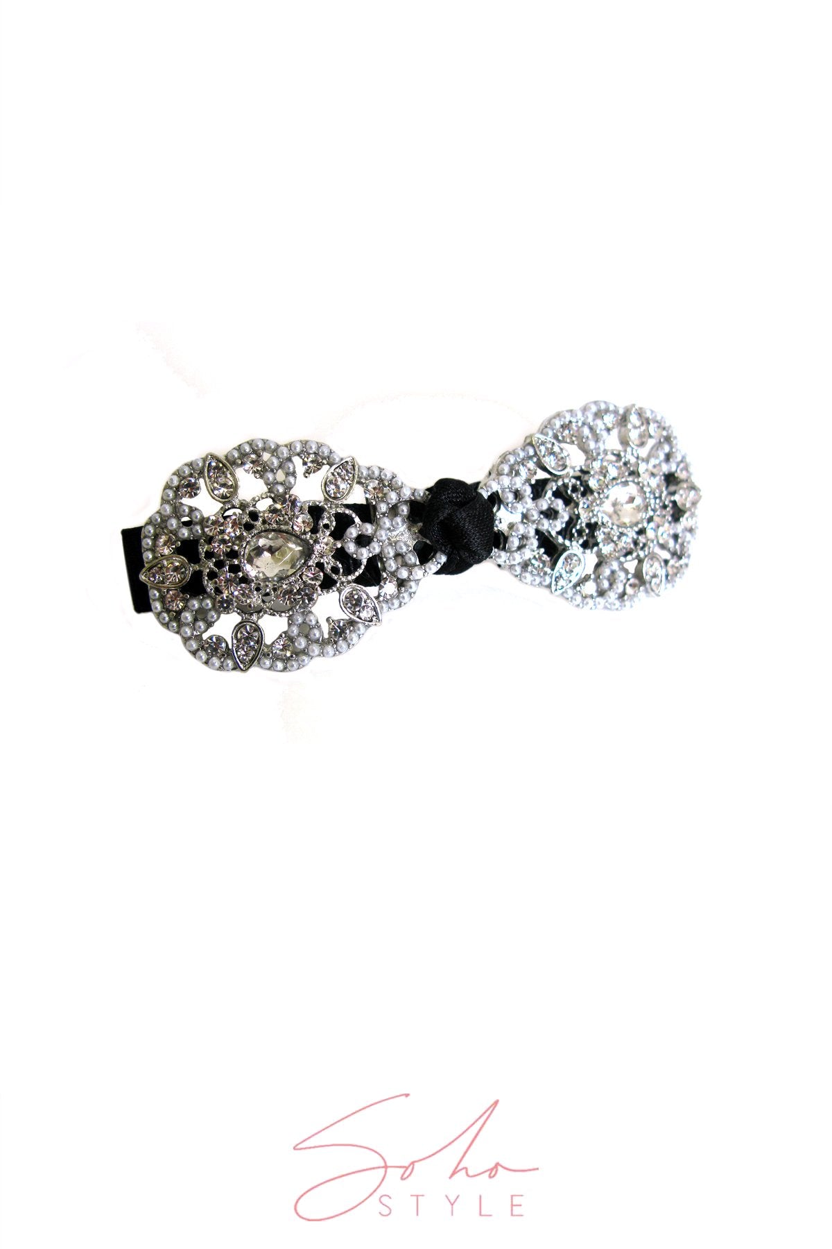 CRYSTAL BOW BARRETTE Barrette 2020