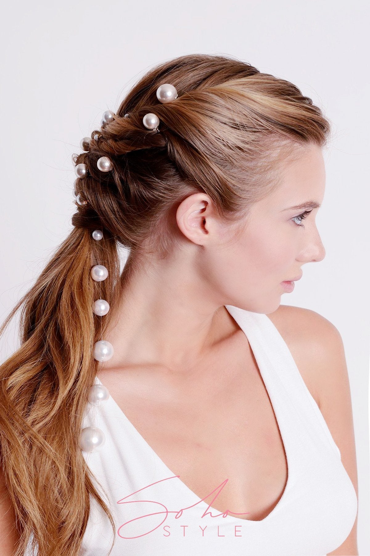 Pearl Waterdrop Barrette Barrette 2020