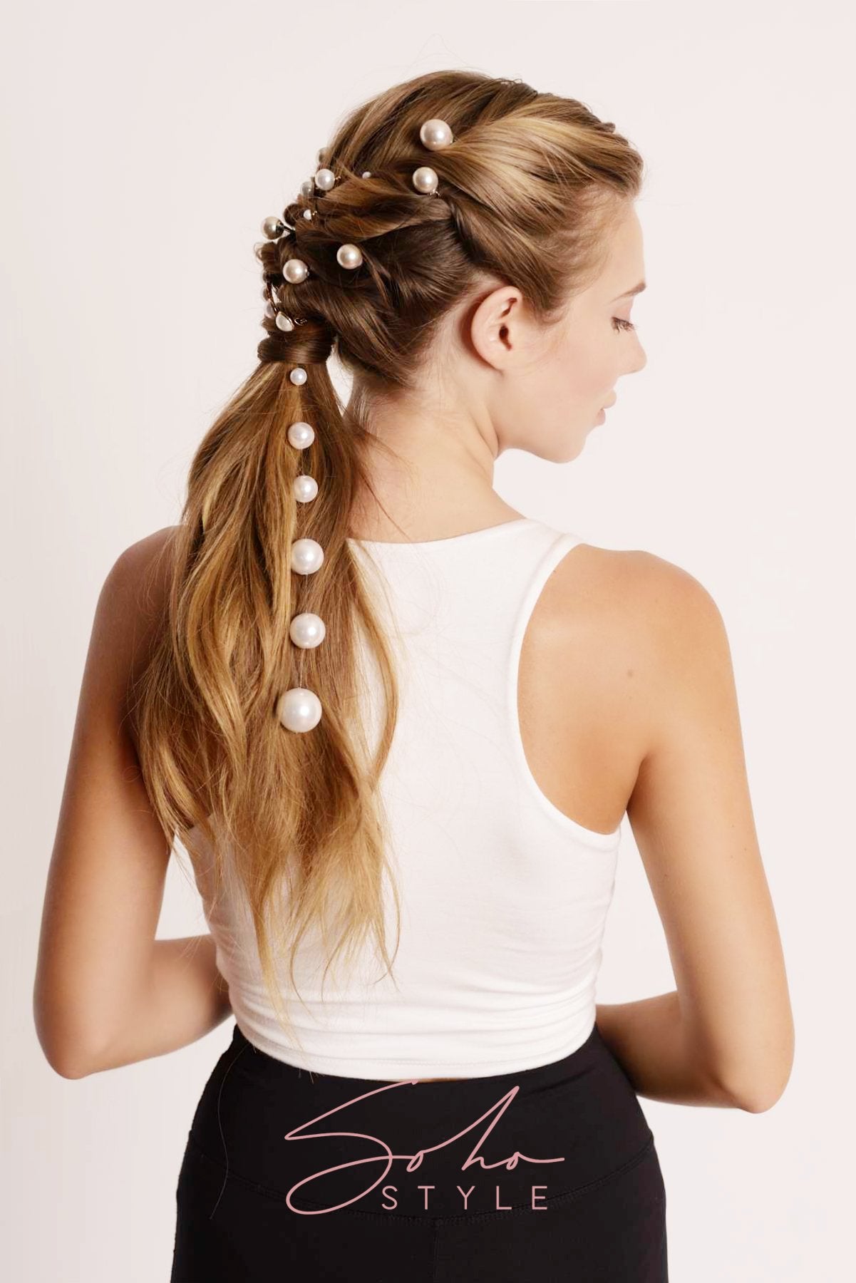 Pearl Waterdrop Barrette Barrette 2020