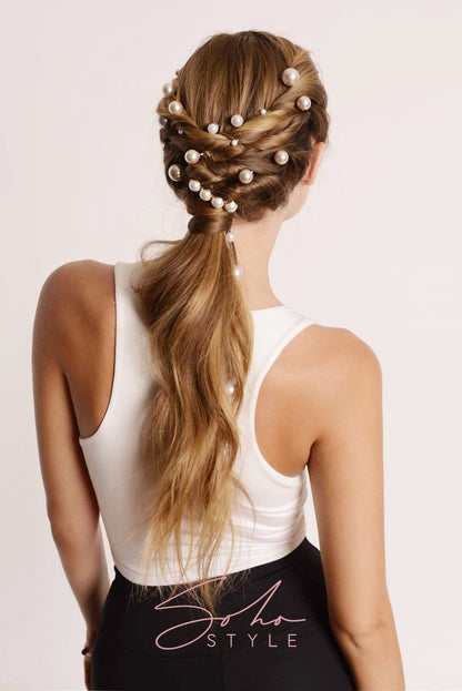 Pearl Waterdrop Barrette Barrette 2020