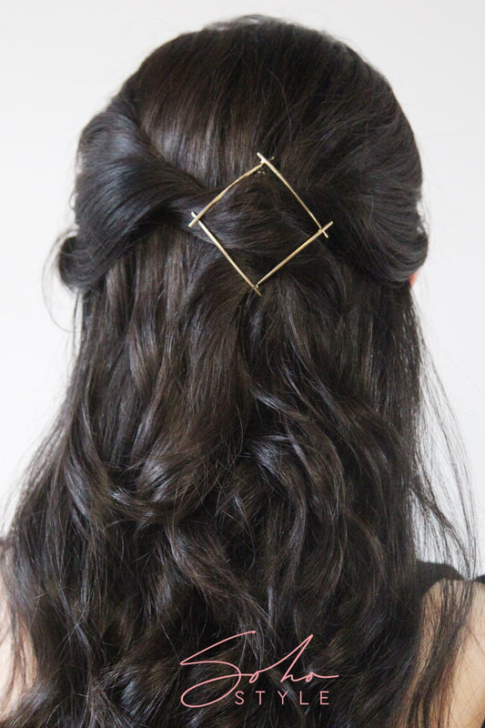 Geo four corner hair clip Hair Accessorie AC70060