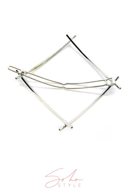 Geo four corner hair clip Hair Accessorie AC70060