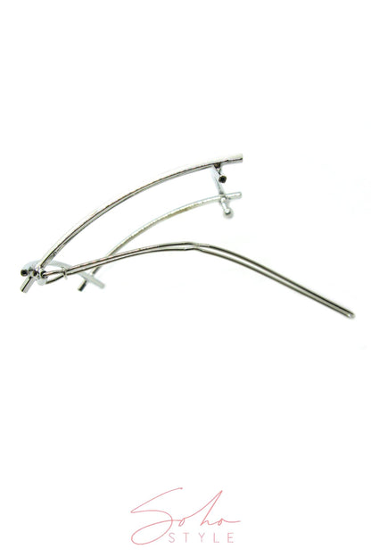 Geo four corner hair clip Hair Accessorie AC70060