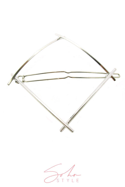 Geo four corner hair clip Hair Accessorie AC70060