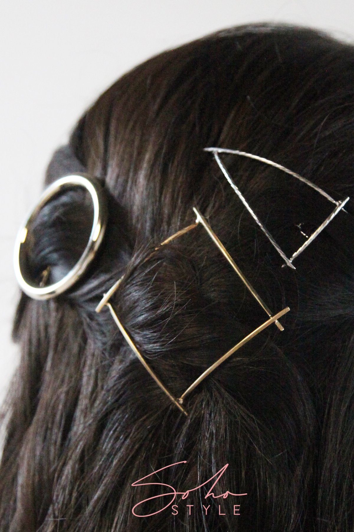 Geo four corner hair clip Hair Accessorie AC70060