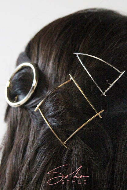 Geo four corner hair clip Hair Accessorie AC70060