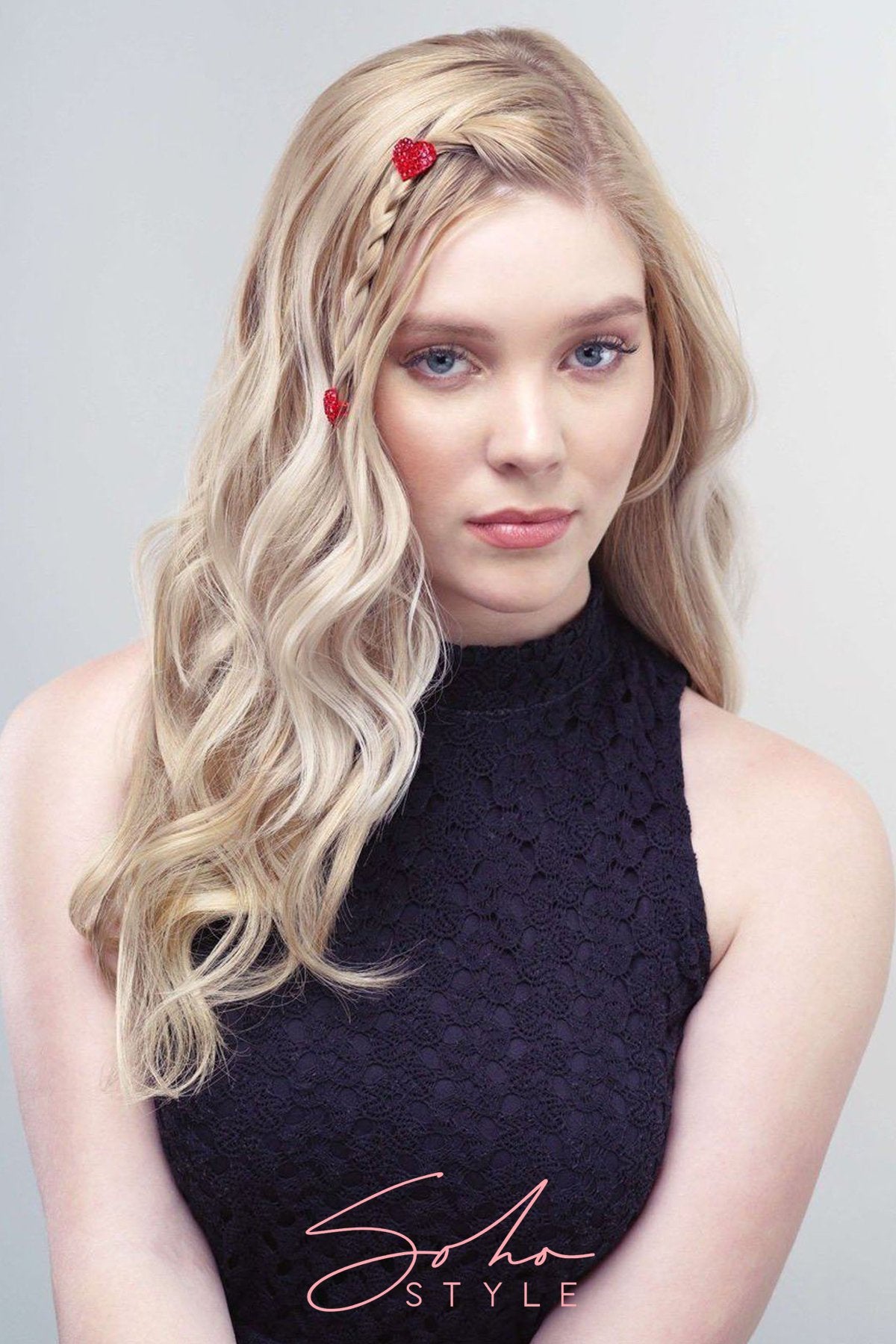 Mini Heart Barrette Barrette Soho Style