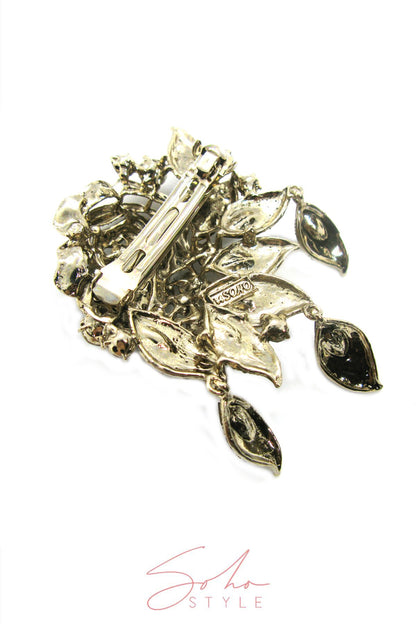 Rosaline Teardrop Crystal Barrette Barrette Soho Style