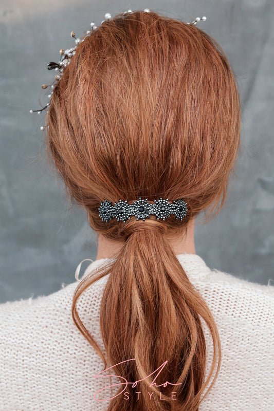 Crystal Sunbeam Barrette Barrette Soho Style