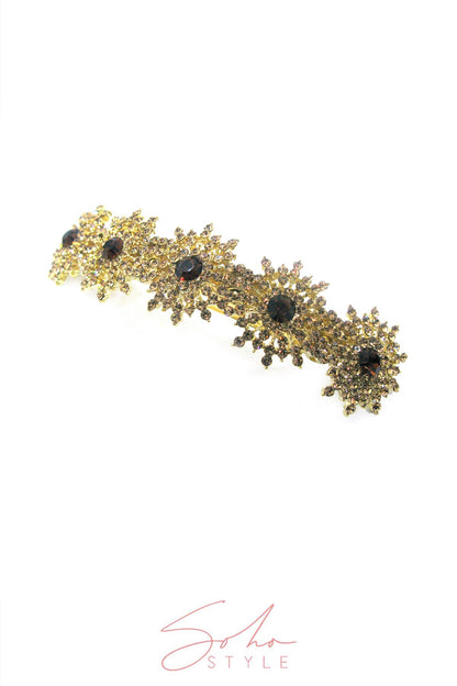 Crystal Sunbeam Barrette Barrette Soho Style