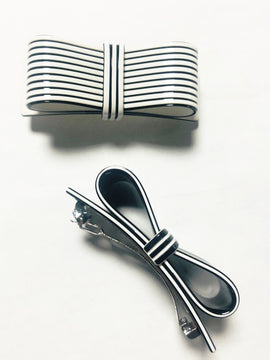 Retro Bow Cellulose Barrette