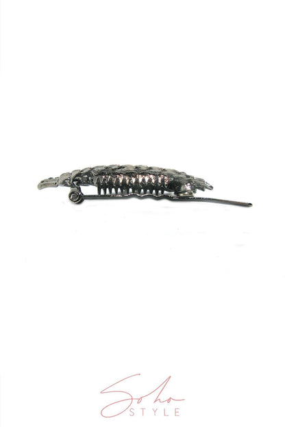 Metal leaf hair barrette Barrette Soho Style