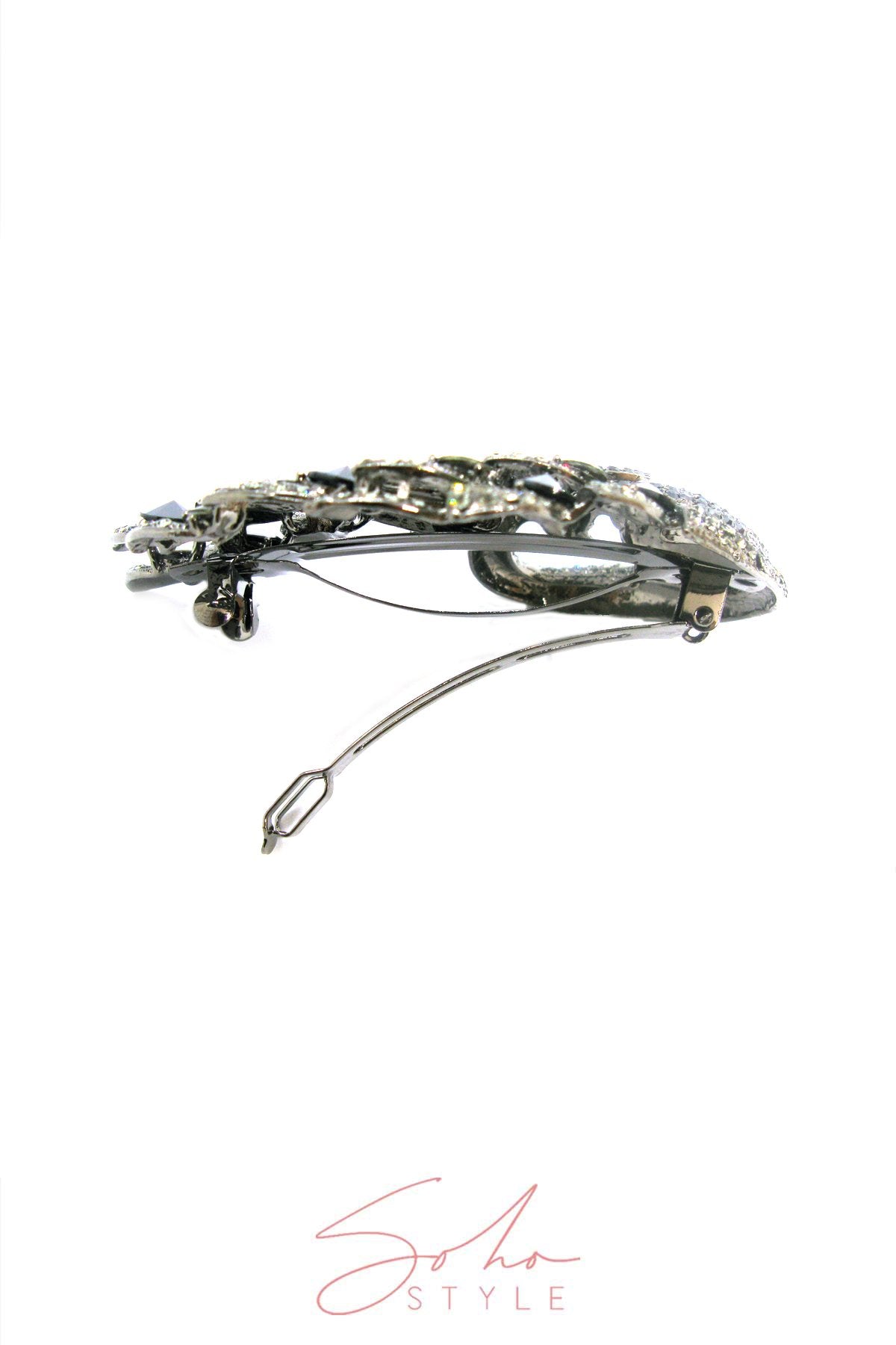 Crystal Peacock Statement Barrette Barrette 2020