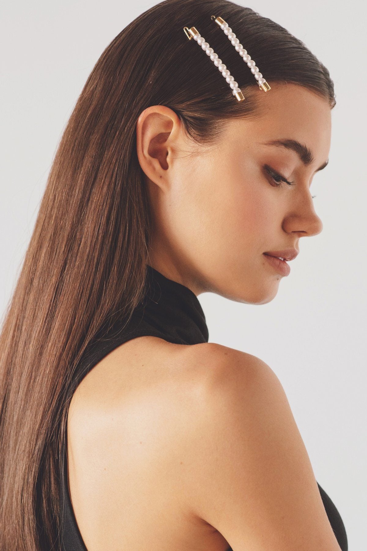 Pearls Bobby Pin and Luxe Pearl Statement Barrette 3 PCS Set Barrette 2019