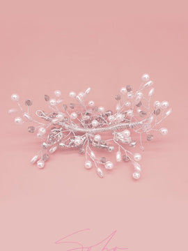 Pearl Vines hair crown